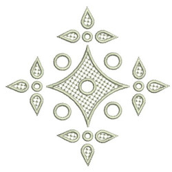Diseño Para Bordado Cruz Decorada 14