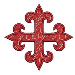 Embroidery Design Cross Decorated 20