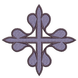 CROSS DECORATED 24