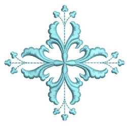Embroidery Design Cross Decorated 34