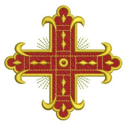 CROSS DECORATED 38