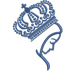 Diseño Para Bordado Virgen De Fatima 15cm