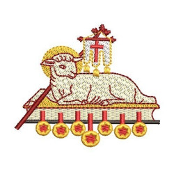 Embroidery Design Lamb 8 Cm