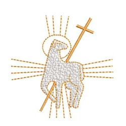 Embroidery Design Lamb 7 Cm