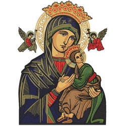 Embroidery Design Our Lady Of Perpetual Help 5