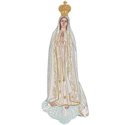 NOSSA SENHORA DE FÁTIMA 25 CM 2