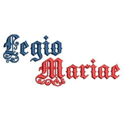 Matriz De Bordado Legio Mariae 10 Cm