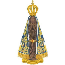 Embroidery Design Our Lady Appeared 33 Cm