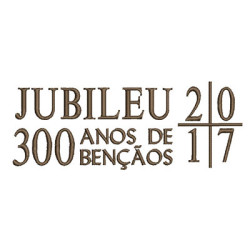 Embroidery Design Julibeu 300 Years 2017 15cm