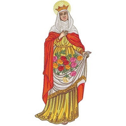 Embroidery Design Santa Isabel 20 Cm