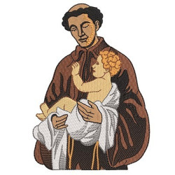 Embroidery Design St. Benedict 16 Cm