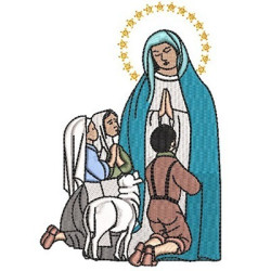 Matriz De Bordado Nossa Senhora De Fátima 13 Cm