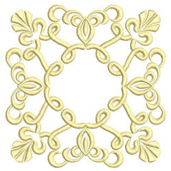 Matriz De Bordado Moldura Para Pala Dourada 2