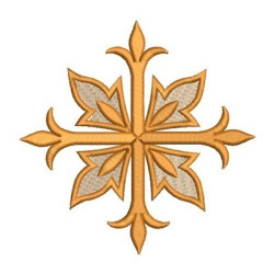 Diseño Para Bordado Cruz De Malta 2 Del Conjunto 22