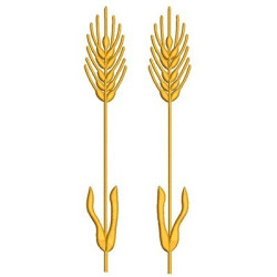 Embroidery Design Wheat 20 Cm