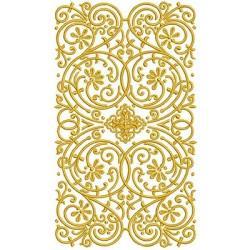 Embroidery Design Damask Big