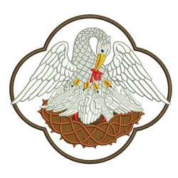 Diseño Para Bordado Pelican 20 Cm