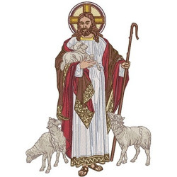 JESUS GOOD SHEPHERD 27 CM