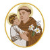Medal Saint Anthony 14cm March 2018