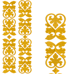 Embroidery Design Arabescs Golden Set