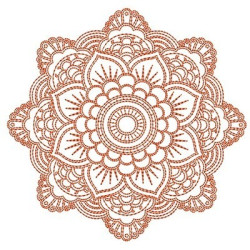 Diseño Para Bordado Mandala 7