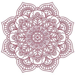 Diseño Para Bordado Mandala 10