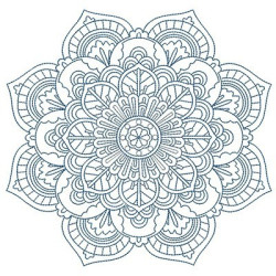 Diseño Para Bordado Mandala 11