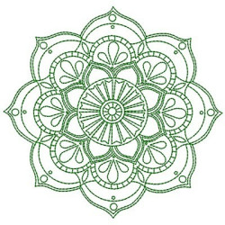Diseño Para Bordado Mandala 12