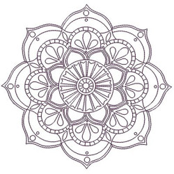 Diseño Para Bordado Mandala 13