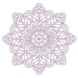Diseño Para Bordado Mandala 14