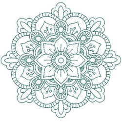 Diseño Para Bordado Mandala 16