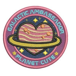 Diseño Para Bordado Planet Cute
