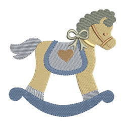 Embroidery Design Balance Horse 14cm