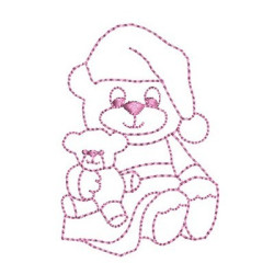 Embroidery Design Bear Time To Sleep