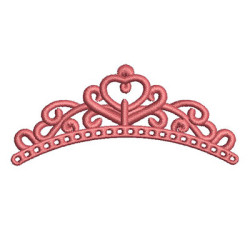 Embroidery Design Crown Sophia 8 Cm
