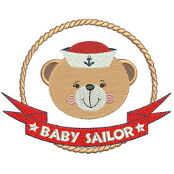 Embroidery Design Baby Sailor 15 Cm