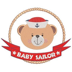 Diseño Para Bordado Baby Sailor 18 Cm