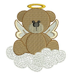 Matriz De Bordado Anjo Urso 2
