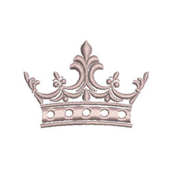 Diseño Para Bordado Princesa Corona 5 Cm