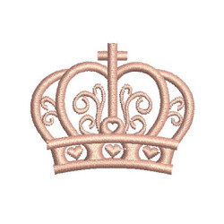 Embroidery Design Princess Crown 2