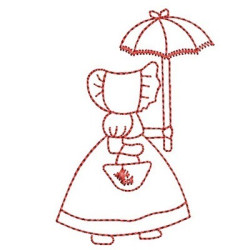 Matriz De Bordado Sunbonnet