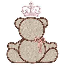 Embroidery Design Contoured Bear 6