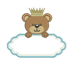 BEAR CROWN WITH FRAME