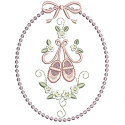 Diseño Para Bordado Marco Ballet 2