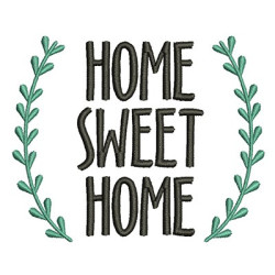 Diseño Para Bordado Home Sweet Home 2