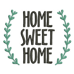 Embroidery Design Home Sweet Home 2