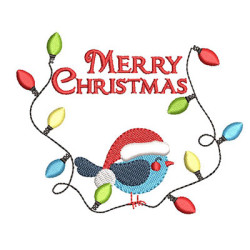 Diseño Para Bordado Feliz Navidad 4 En