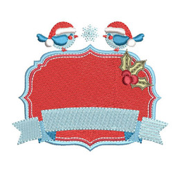 Diseño Para Bordado Marco De Navidad 3