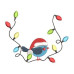 Luzes De La Navidad Con Pájaro Agosto 2017