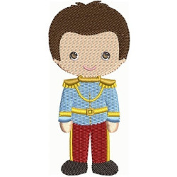 Embroidery Design Prince Cute 3